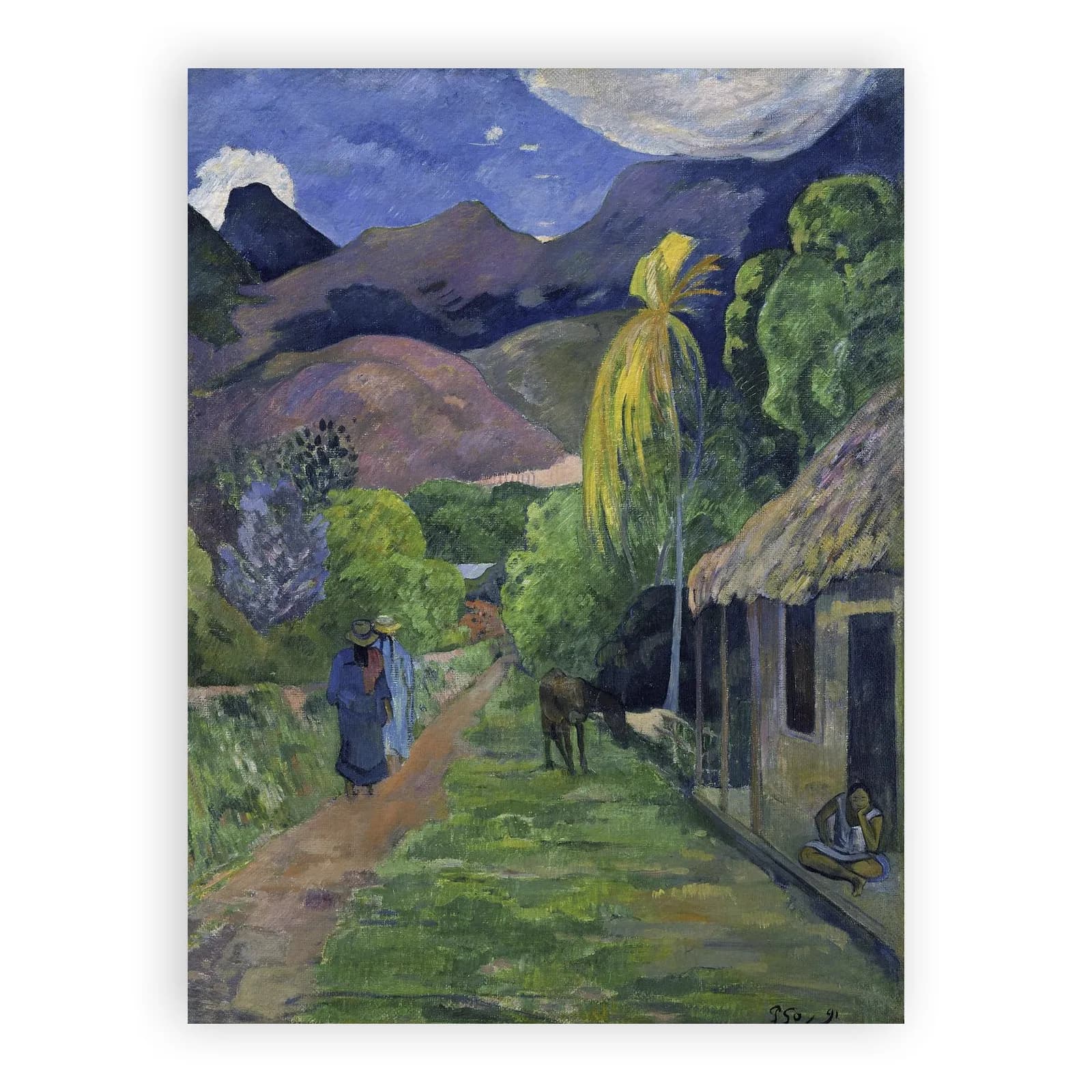 Street in Tahiti by Paul Gauguin - view 6 thumbnail