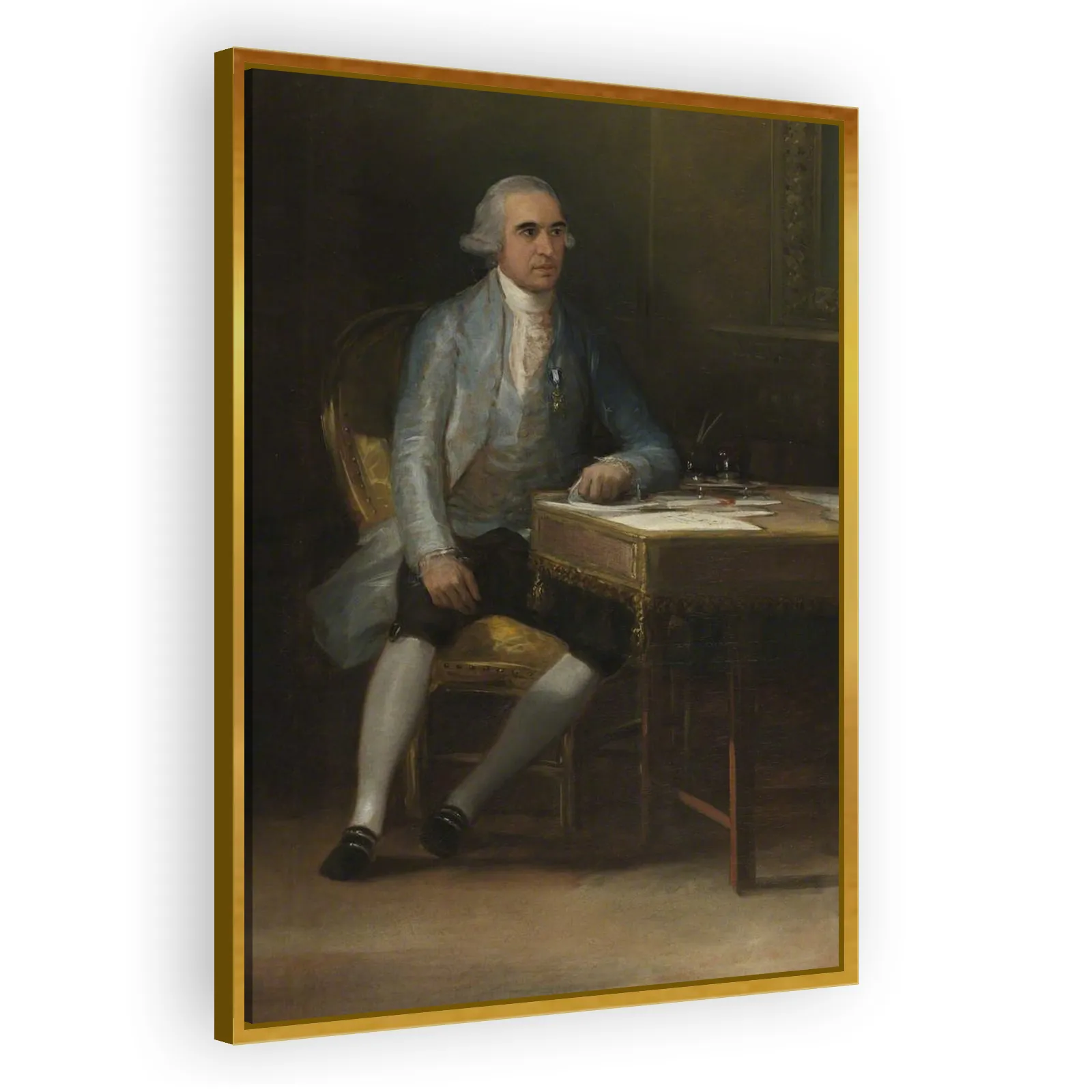 Portrait of Don Francisco de Saavedra by Francisco Goya - view 3 thumbnail