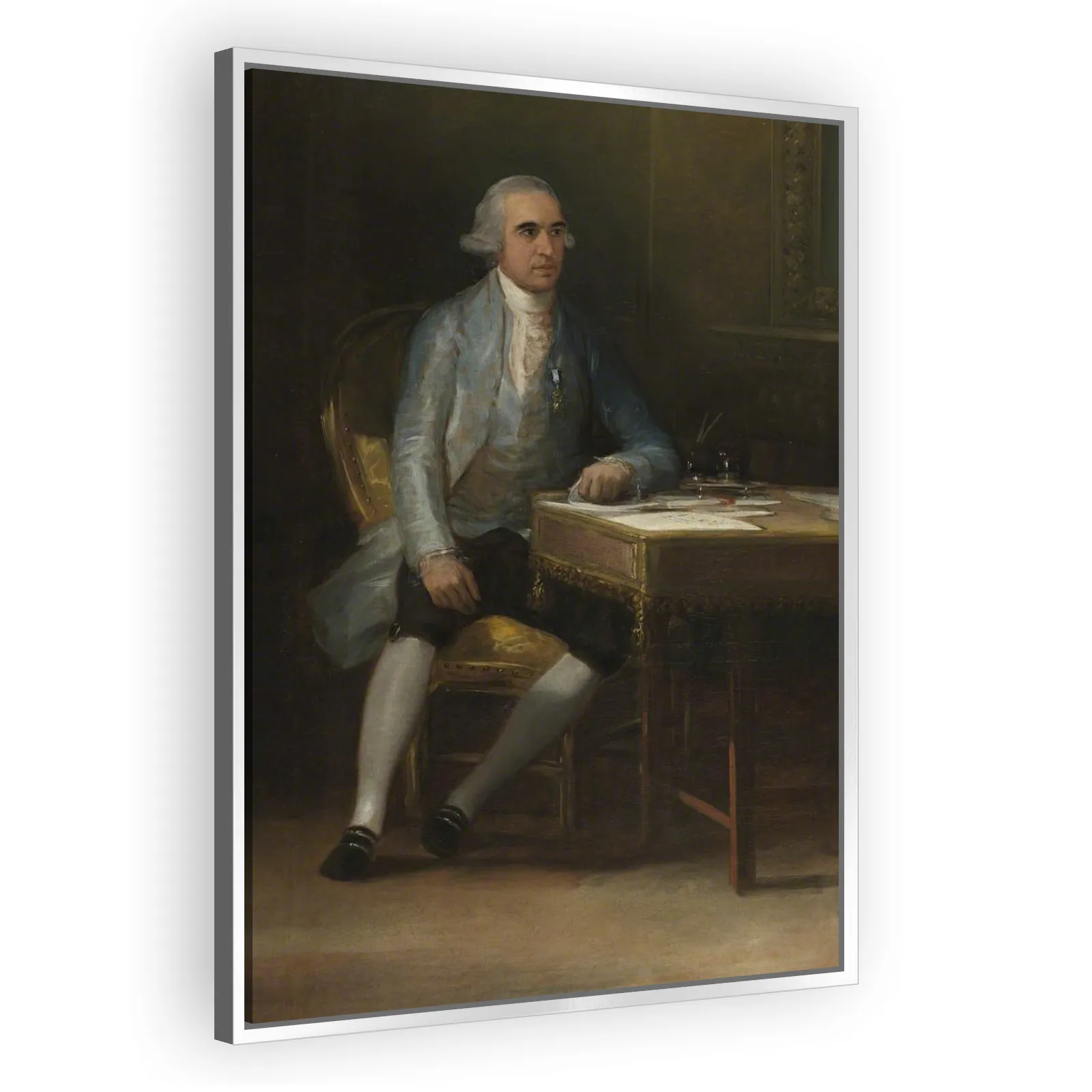 Portrait of Don Francisco de Saavedra by Francisco Goya - view 4 thumbnail