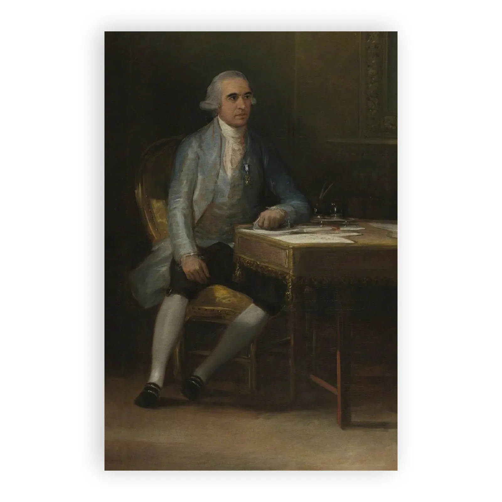 Portrait of Don Francisco de Saavedra by Francisco Goya - view 6 thumbnail