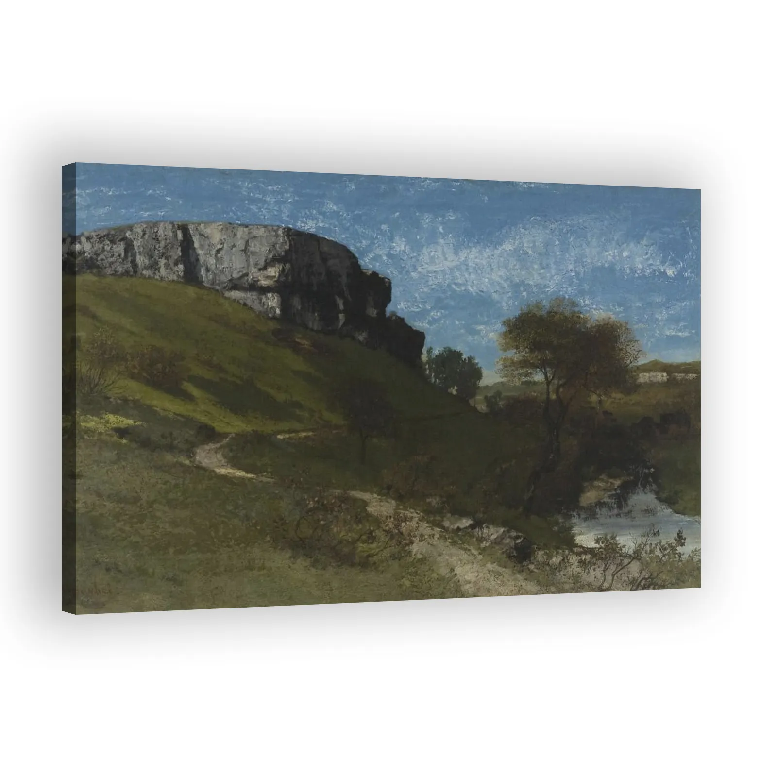 Valley of the Loue by Gustave Courbet - view 2 thumbnail