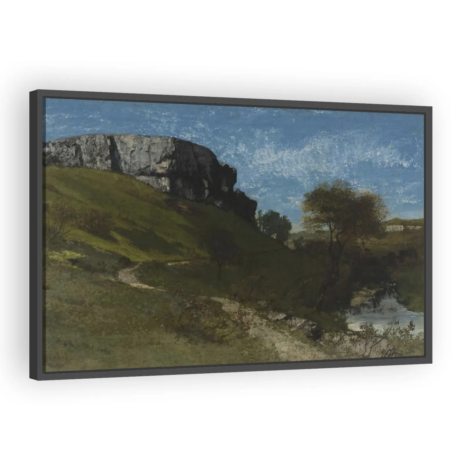 Valley of the Loue by Gustave Courbet