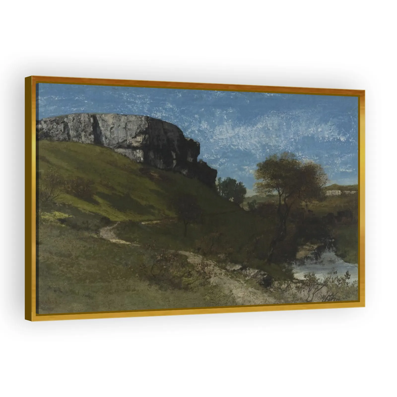 Valley of the Loue by Gustave Courbet - view 3 thumbnail