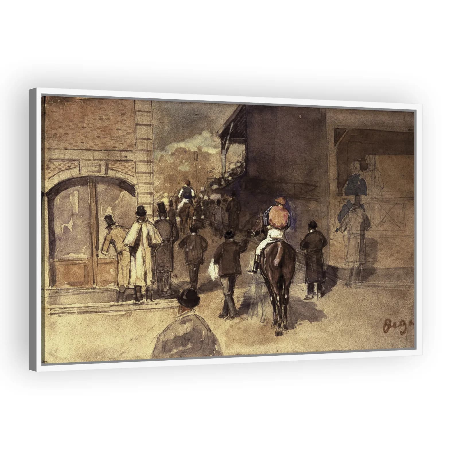 Leaving the Paddock by Edgar Degas - view 5 thumbnail