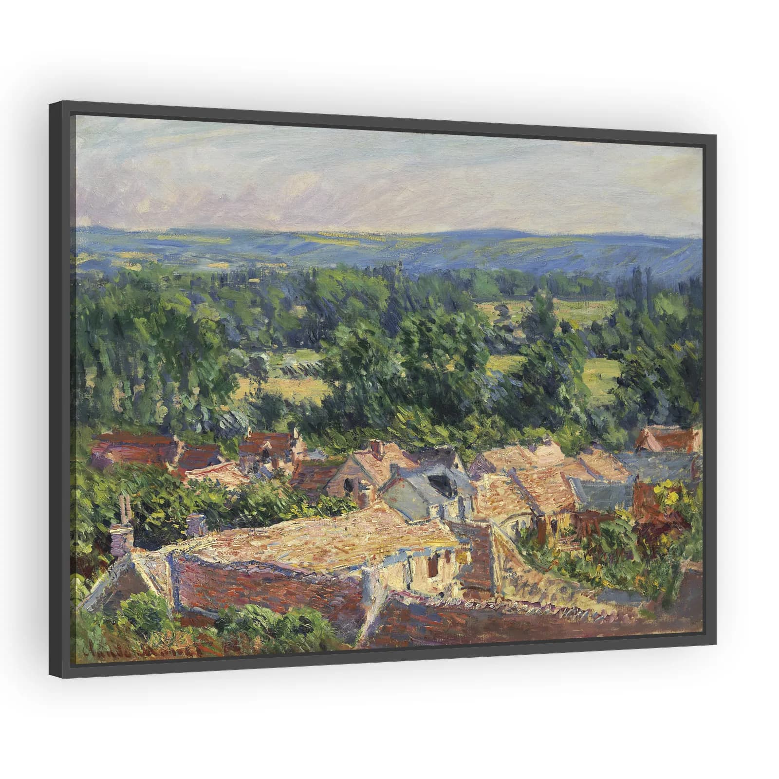 View of the Village, Giverny by Claude Monet