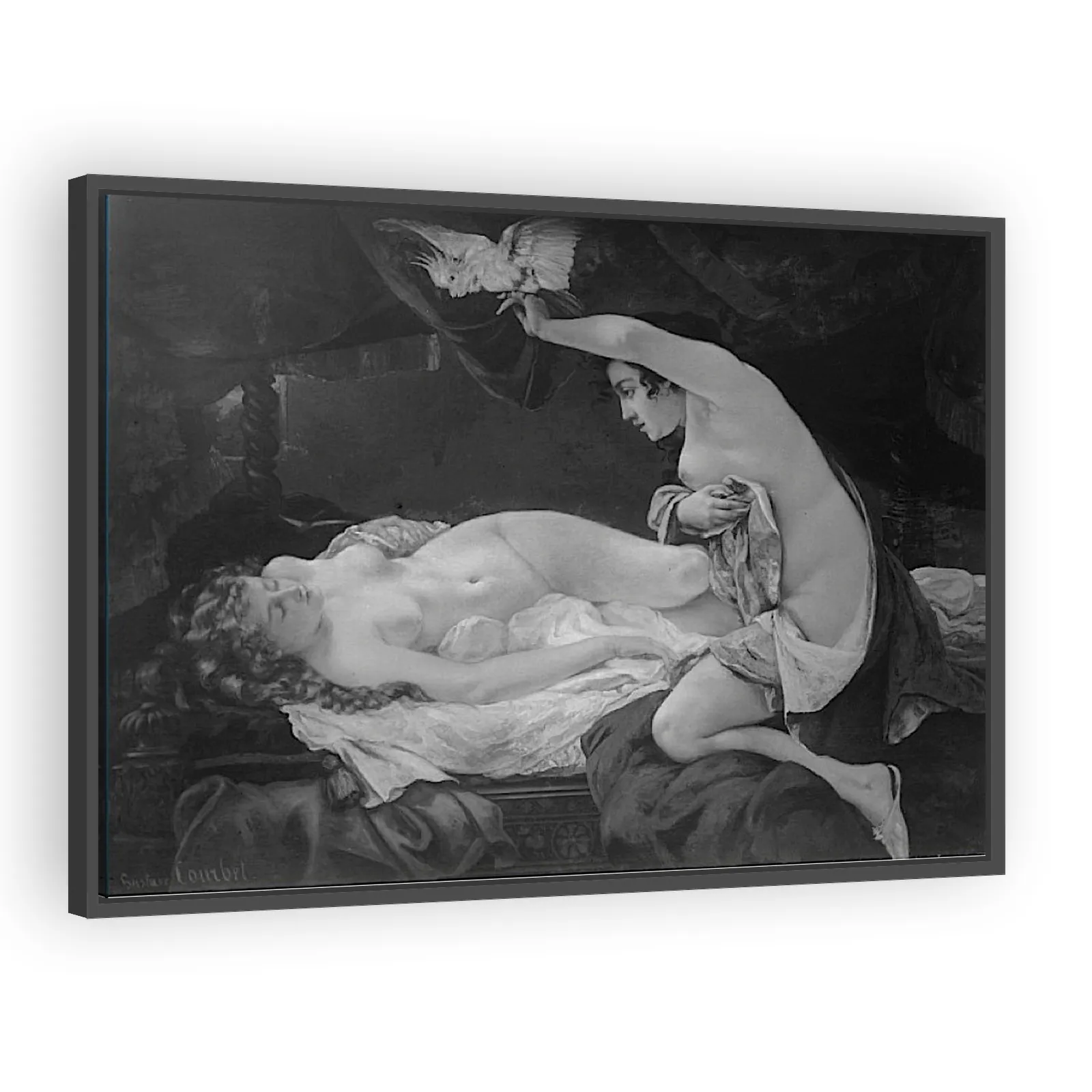 The Dream, Venus and Psyche by Gustave Courbet