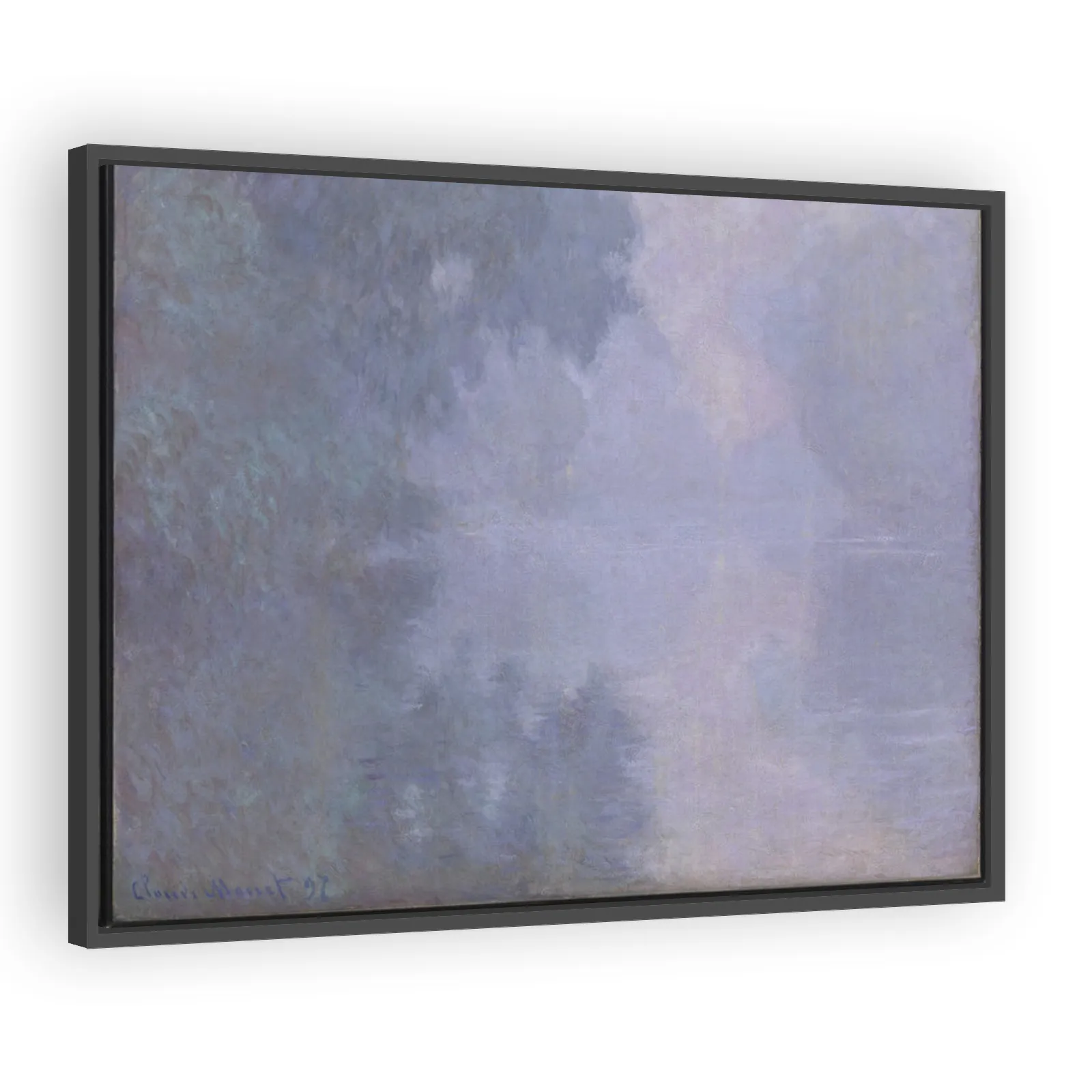 Morning on the Seine, Giverny by Claude Monet