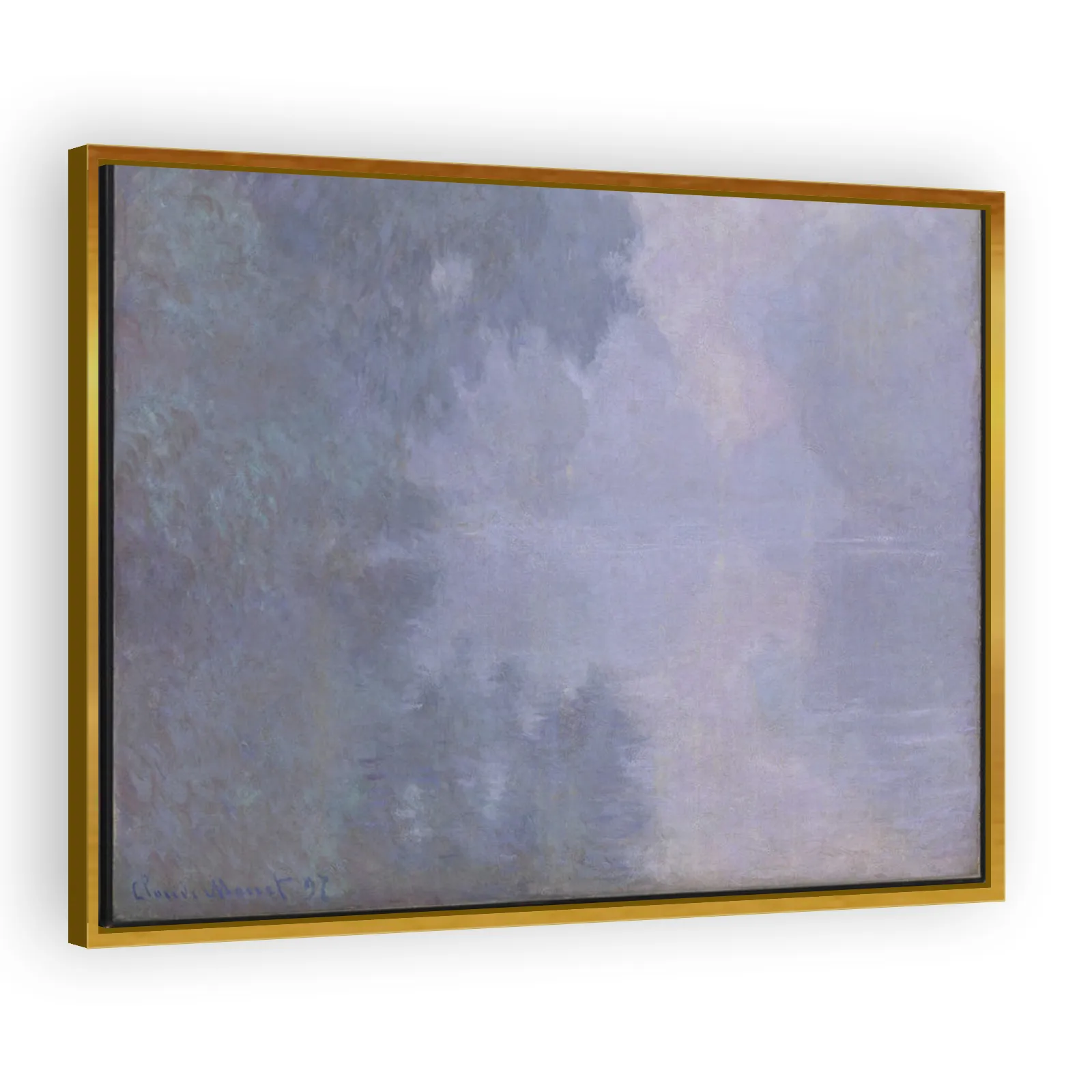 Morning on the Seine, Giverny by Claude Monet - view 3 thumbnail