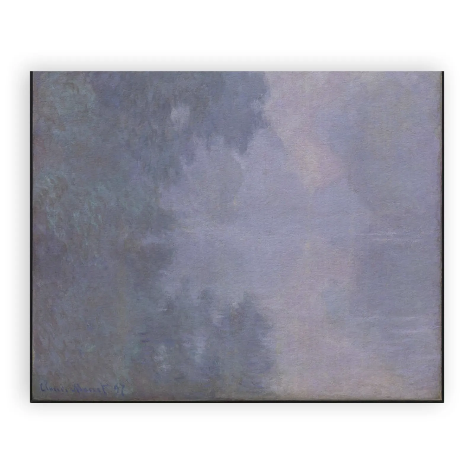 Morning on the Seine, Giverny by Claude Monet - view 6 thumbnail