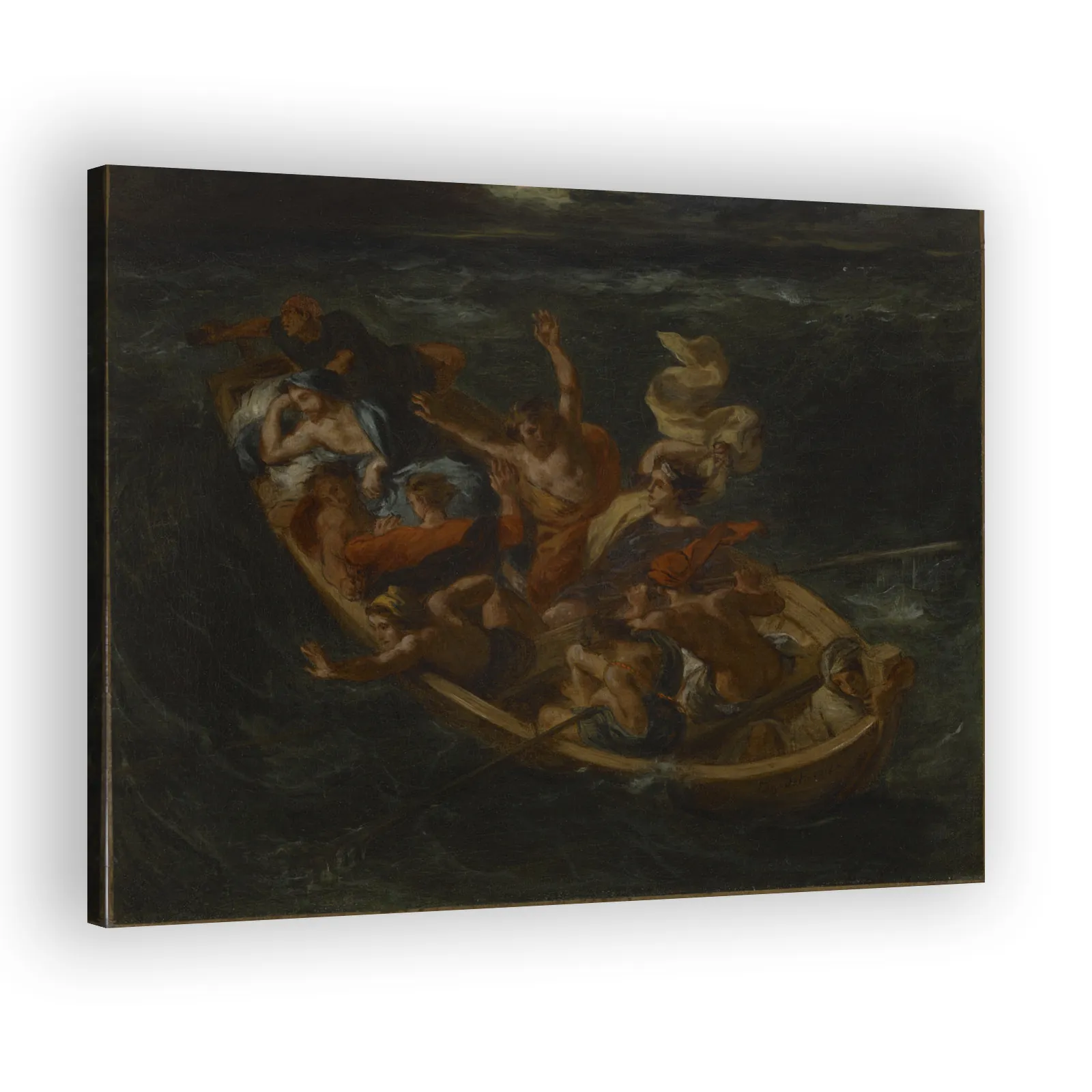Christ on the Lake of Genesareth by Eugene Delacroix - view 2 thumbnail