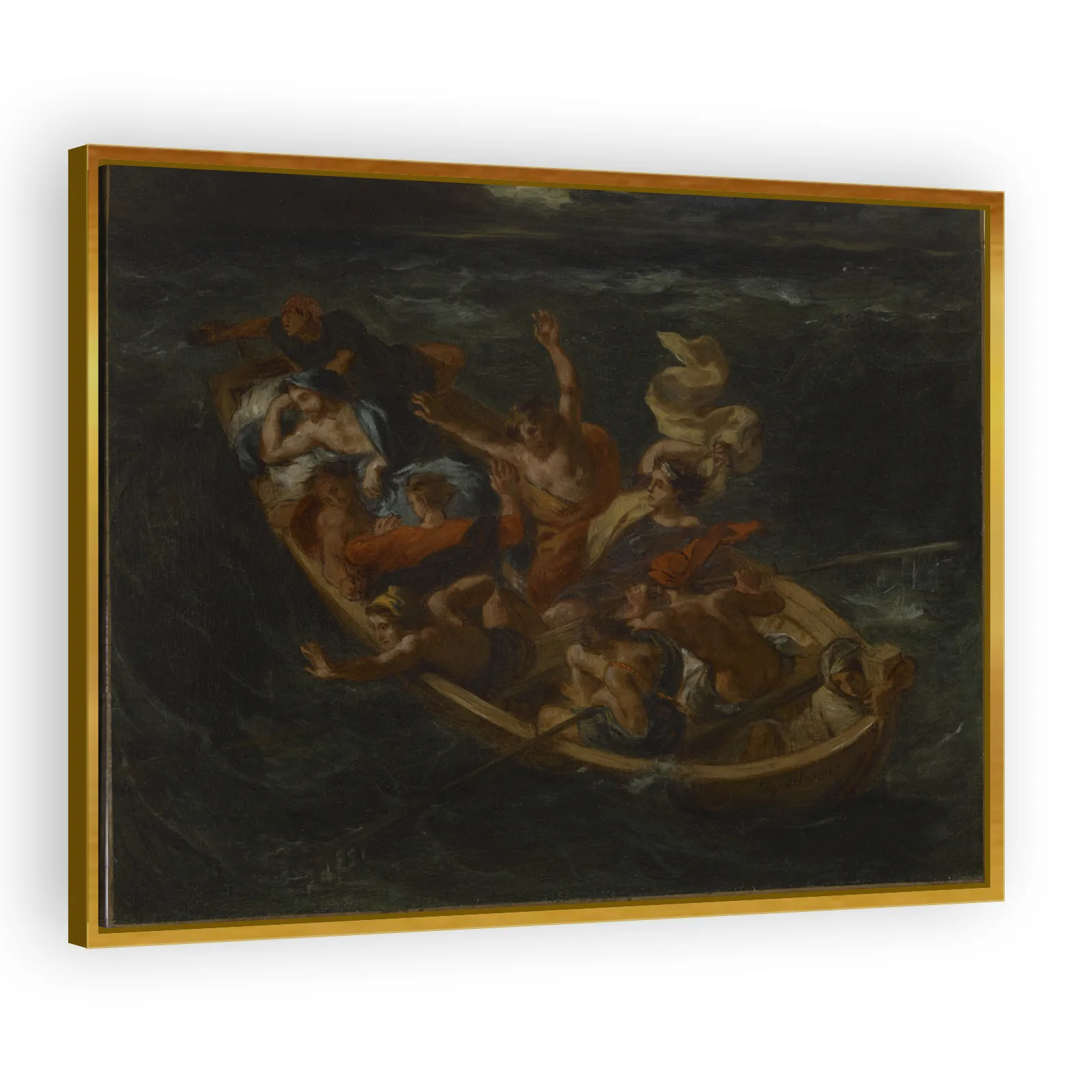 Christ on the Lake of Genesareth by Eugene Delacroix - view 3 thumbnail