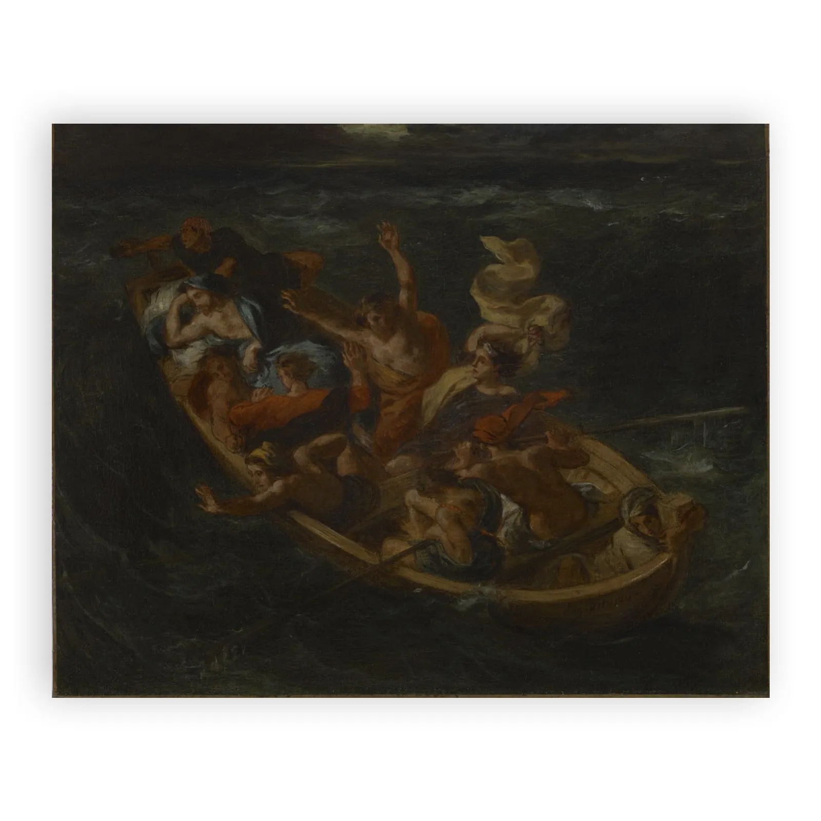 Christ on the Lake of Genesareth by Eugene Delacroix - view 6 thumbnail