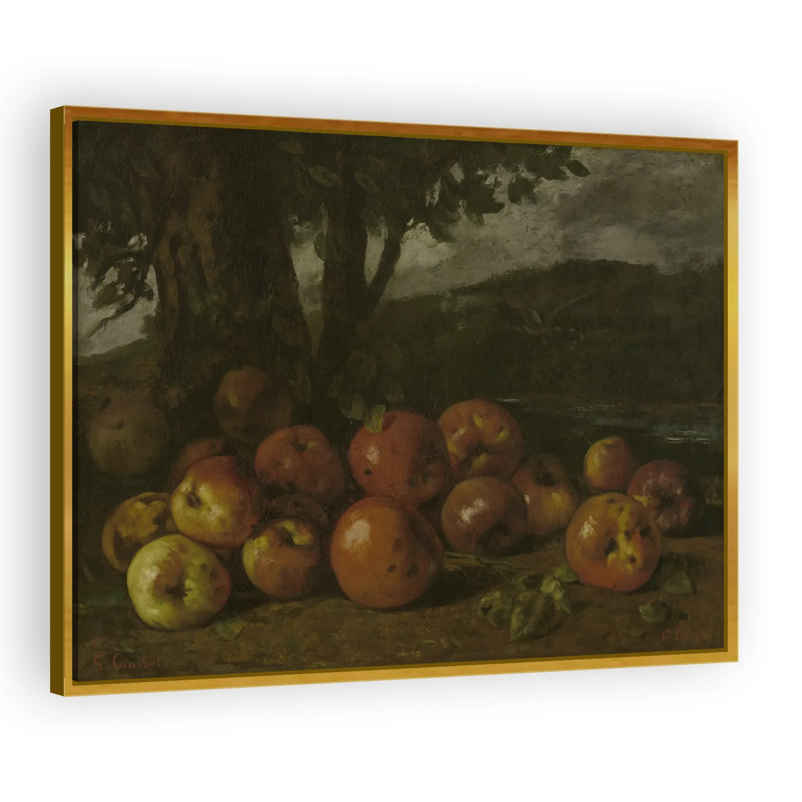 Still Life with Apples by Gustave Courbet - view 3 thumbnail