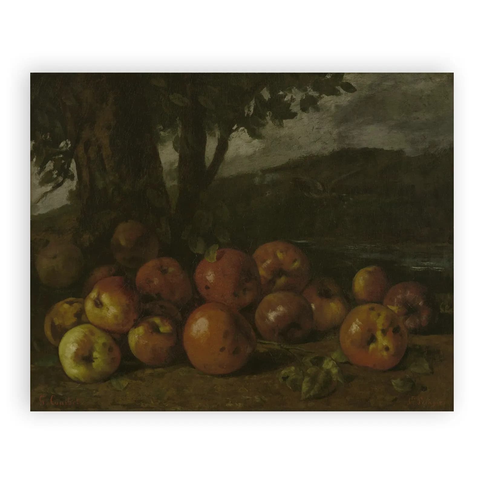 Still Life with Apples by Gustave Courbet - view 6 thumbnail