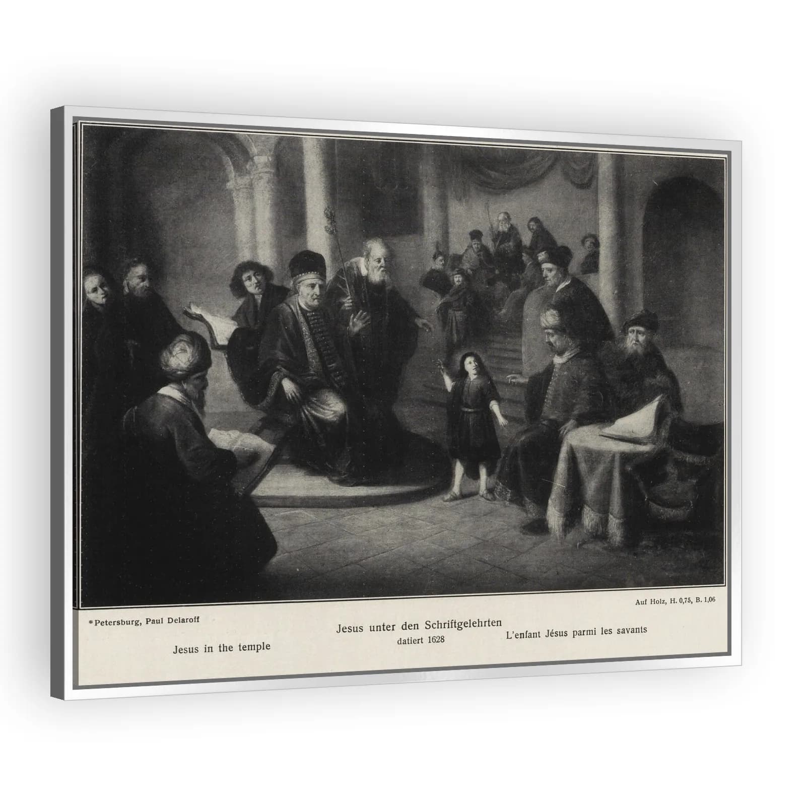 Jesus in the Temple by Rembrandt Van Rijn - view 4 thumbnail