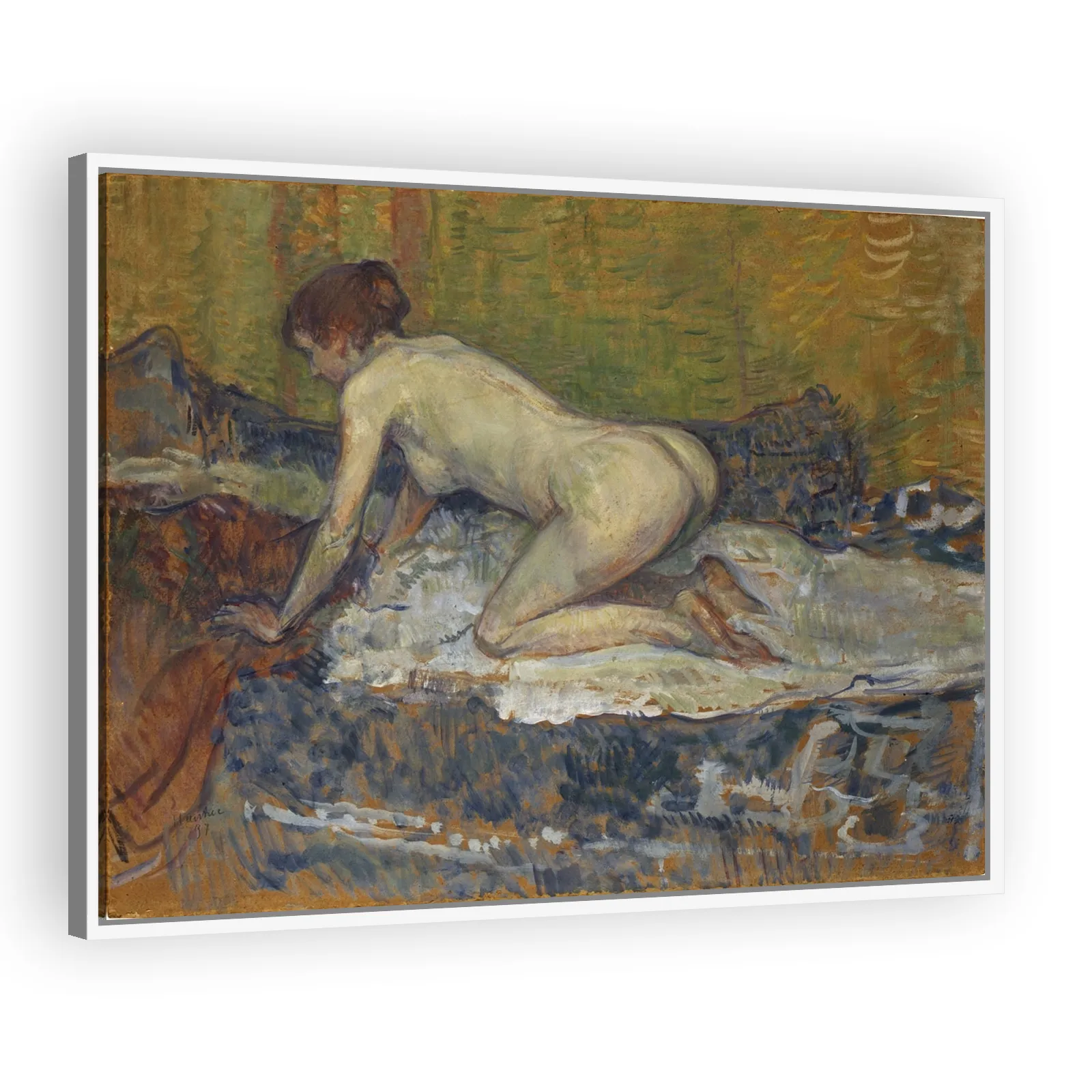 Red-Headed Nude Crouching by Henri De Toulouse Lautrec - view 5 thumbnail