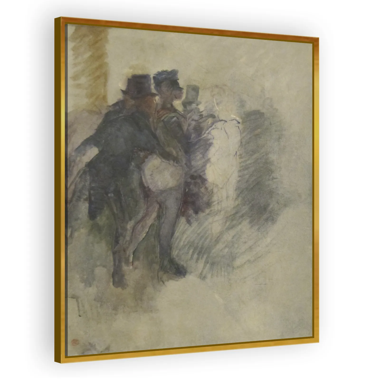 The Masked Ball at the Elysée Montmartre by Henri De Toulouse Lautrec - view 3 thumbnail