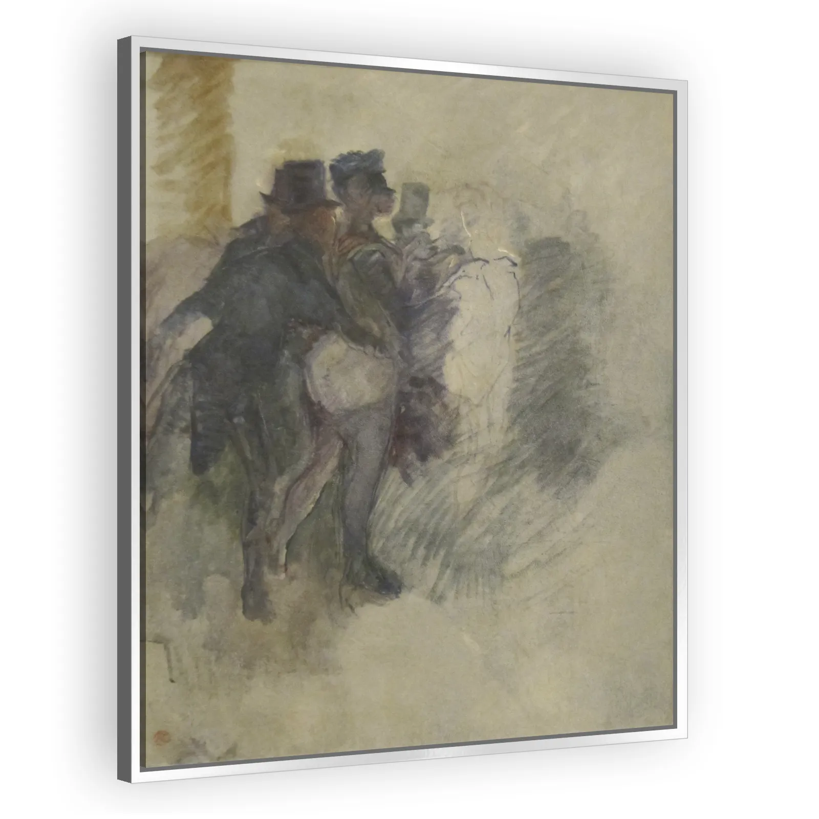 The Masked Ball at the Elysée Montmartre by Henri De Toulouse Lautrec - view 4 thumbnail