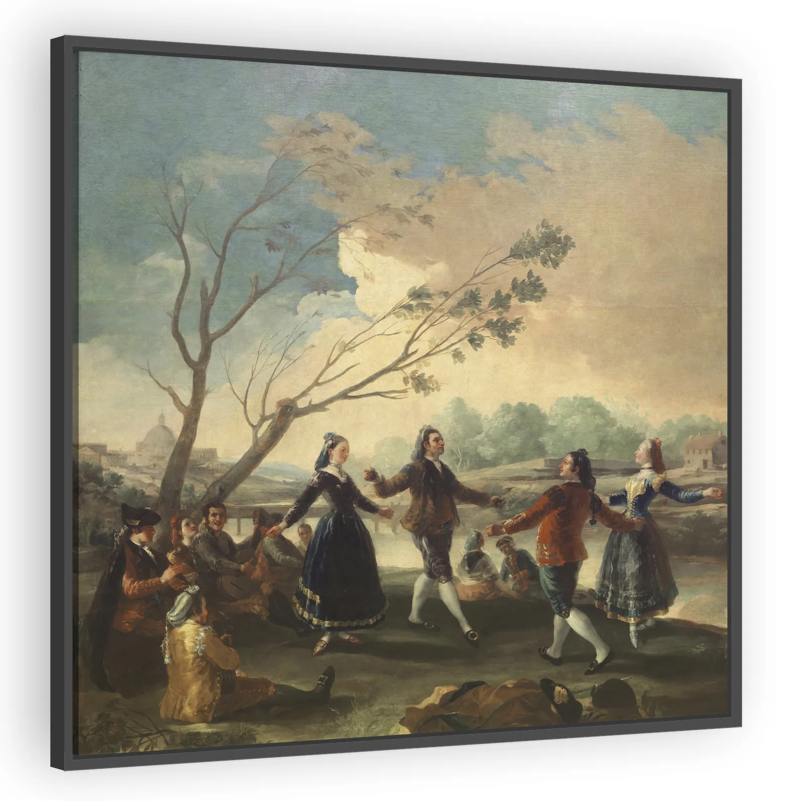 Dance of the Majos at the Banks of Manzanares by Francisco Goya