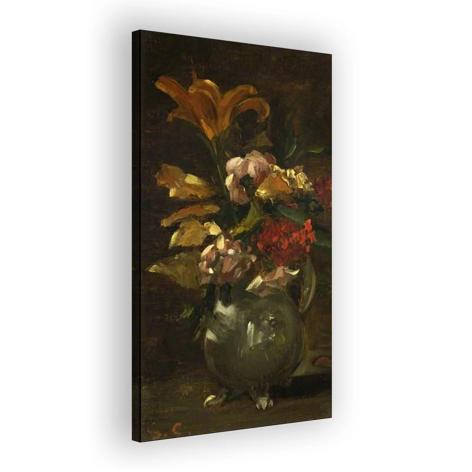 Lily and Gillyflower by Gustave Courbet - view 2 thumbnail