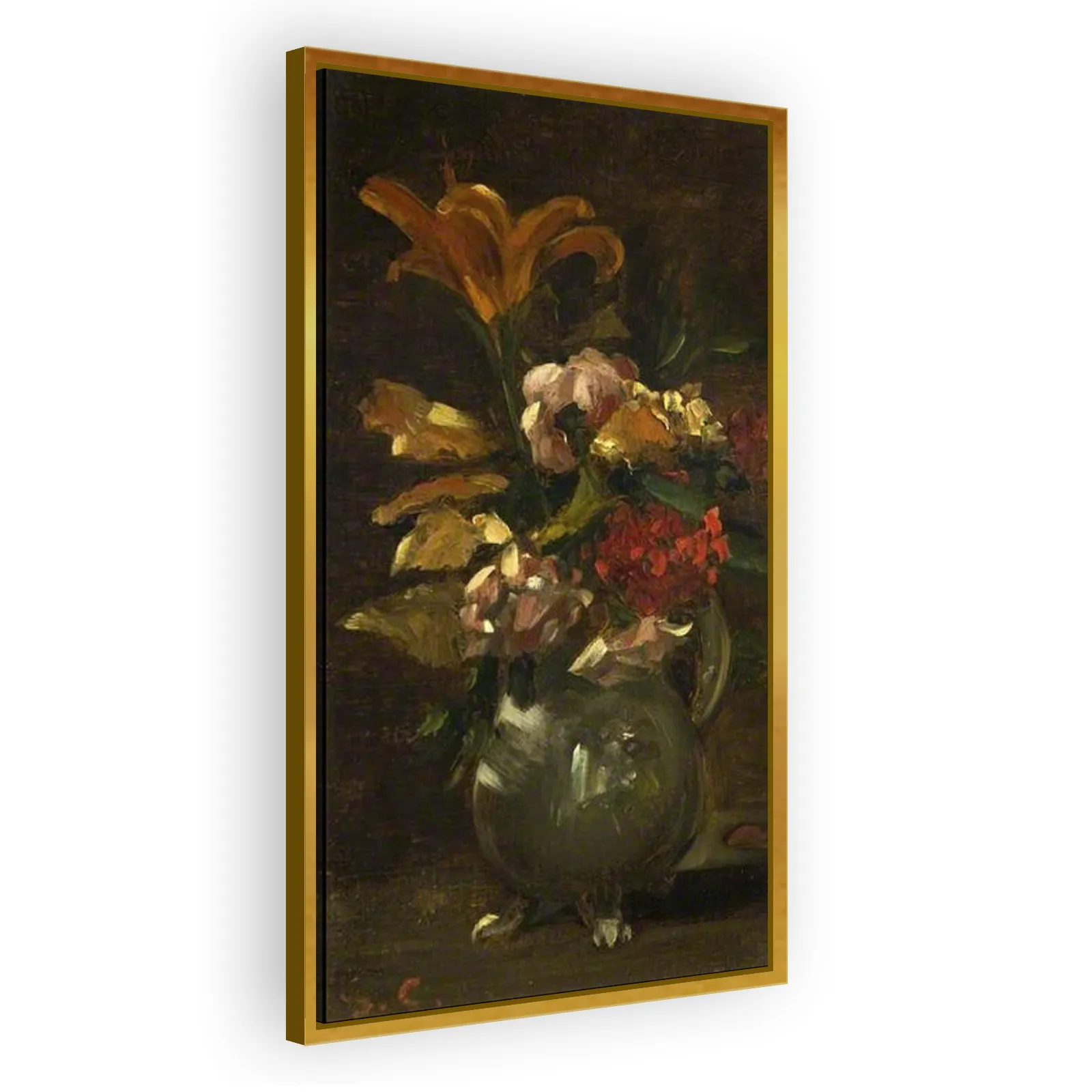 Lily and Gillyflower by Gustave Courbet - view 3 thumbnail