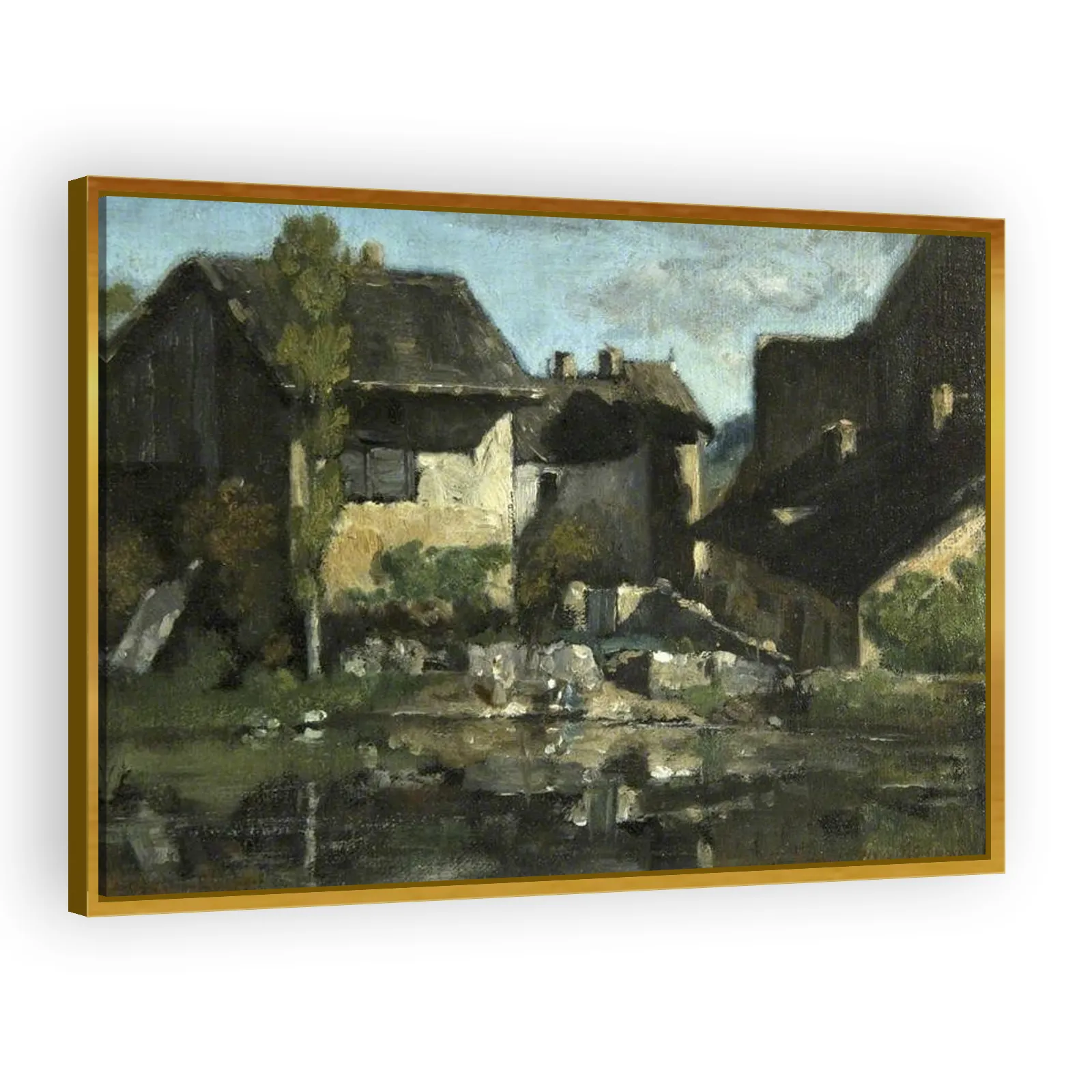 The Washerwomen by Gustave Courbet - view 3 thumbnail