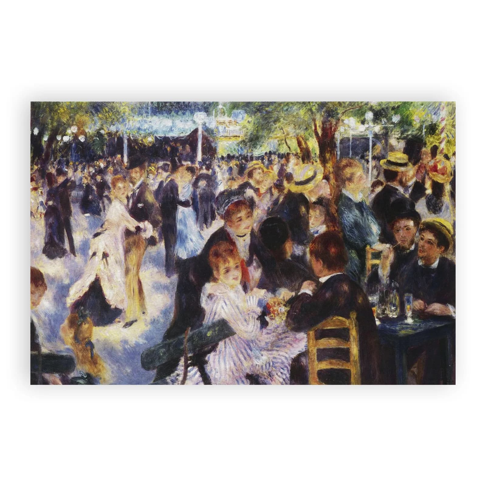 Bal du moulin de la Galette by Pierre Auguste Renoir - view 6 thumbnail