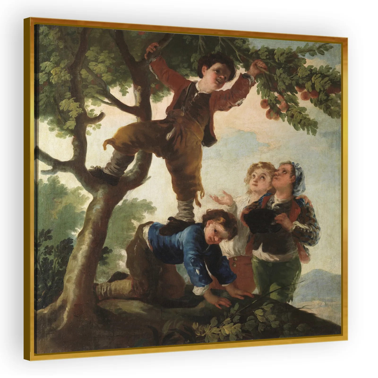 Boys picking fruit by Francisco Goya - view 3 thumbnail