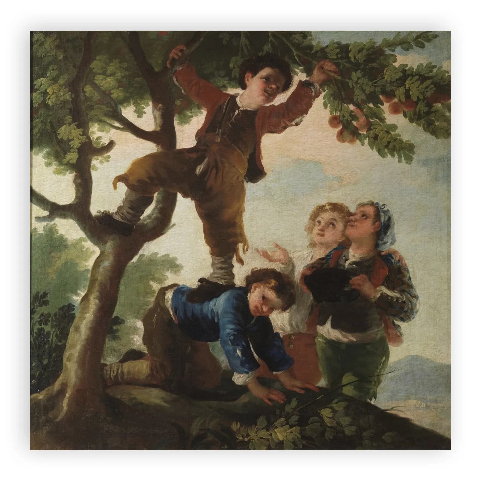 Boys picking fruit by Francisco Goya - view 6 thumbnail