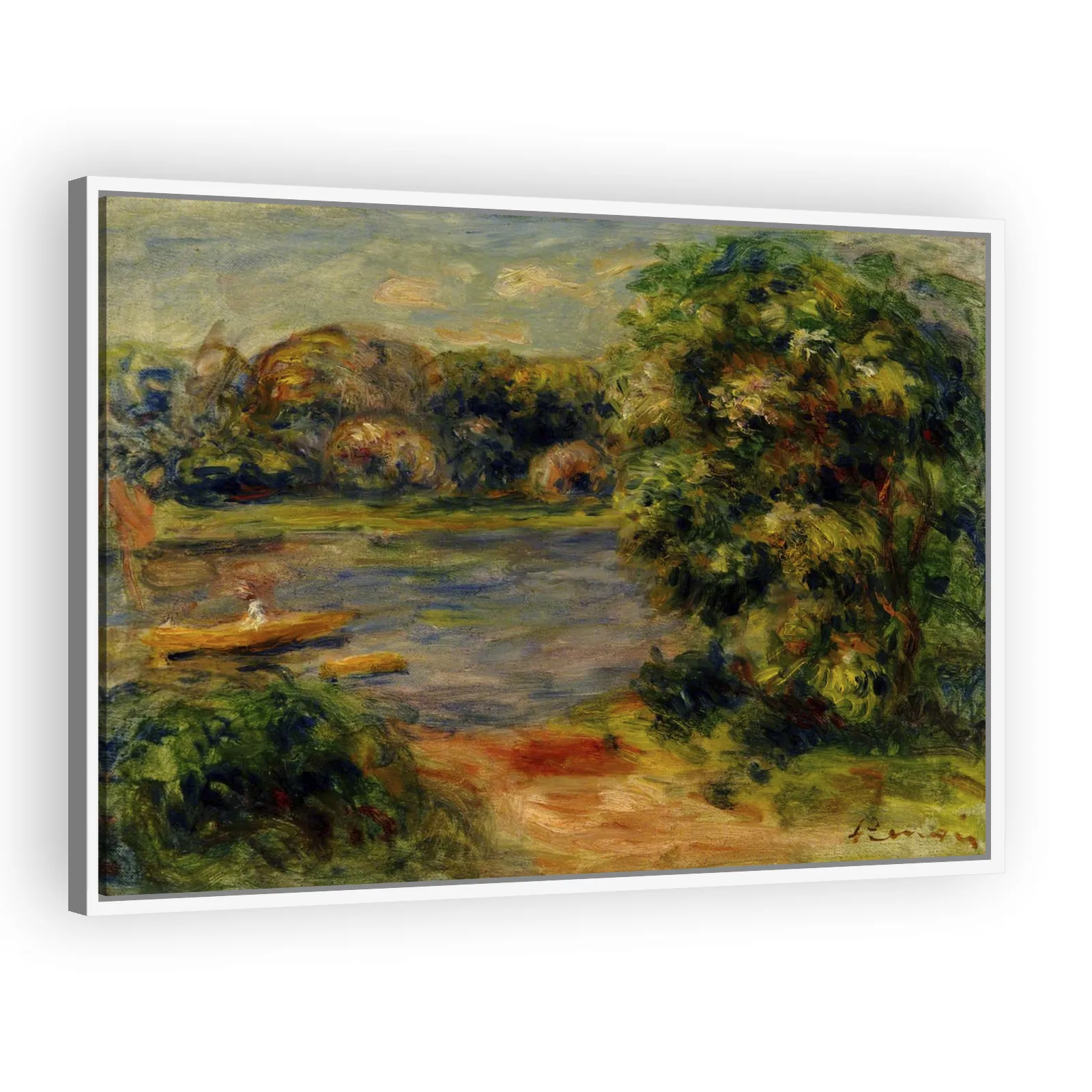 The Boat on the Lake by Pierre Auguste Renoir - view 5 thumbnail
