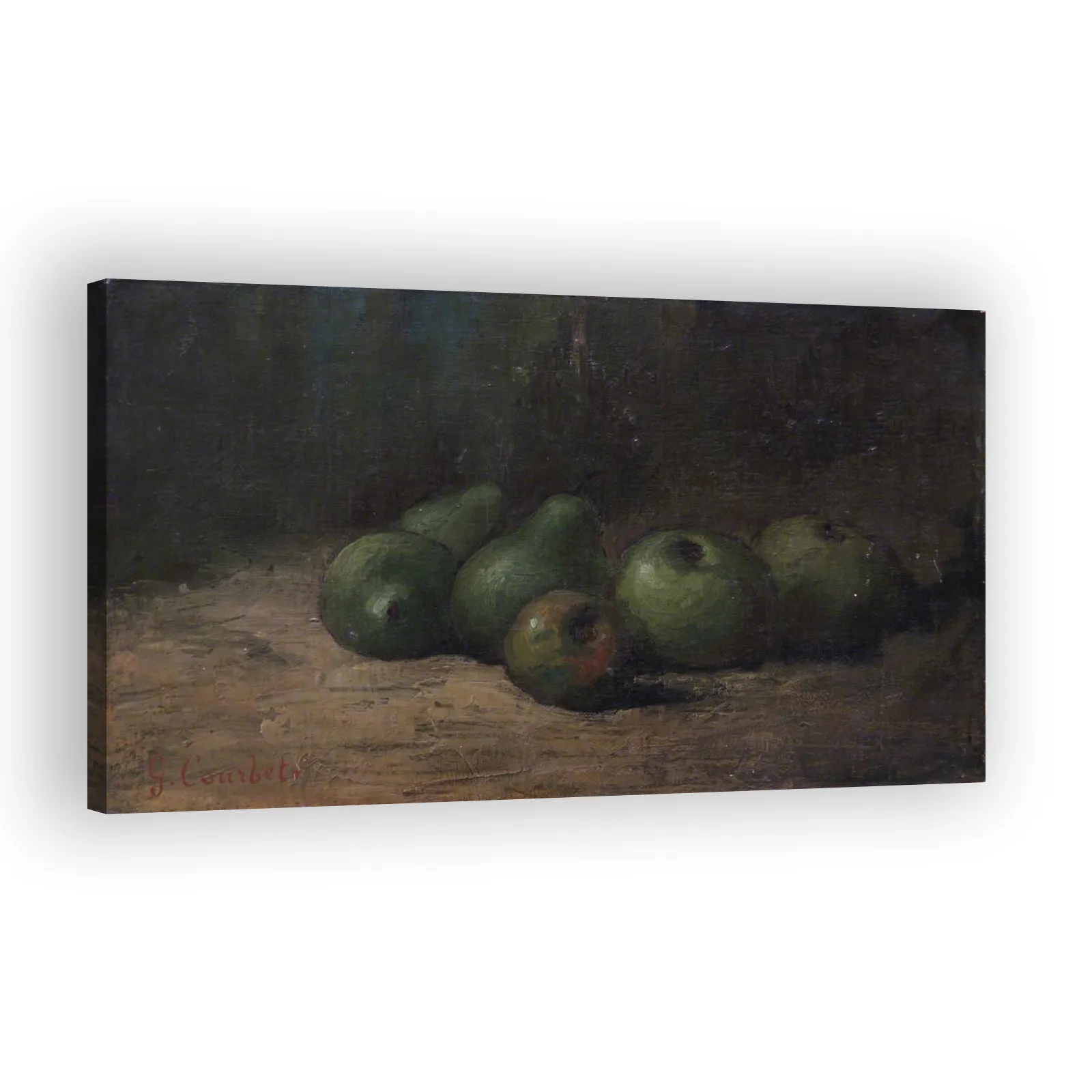 Still Life with Apples and Pears by Gustave Courbet - view 2 thumbnail