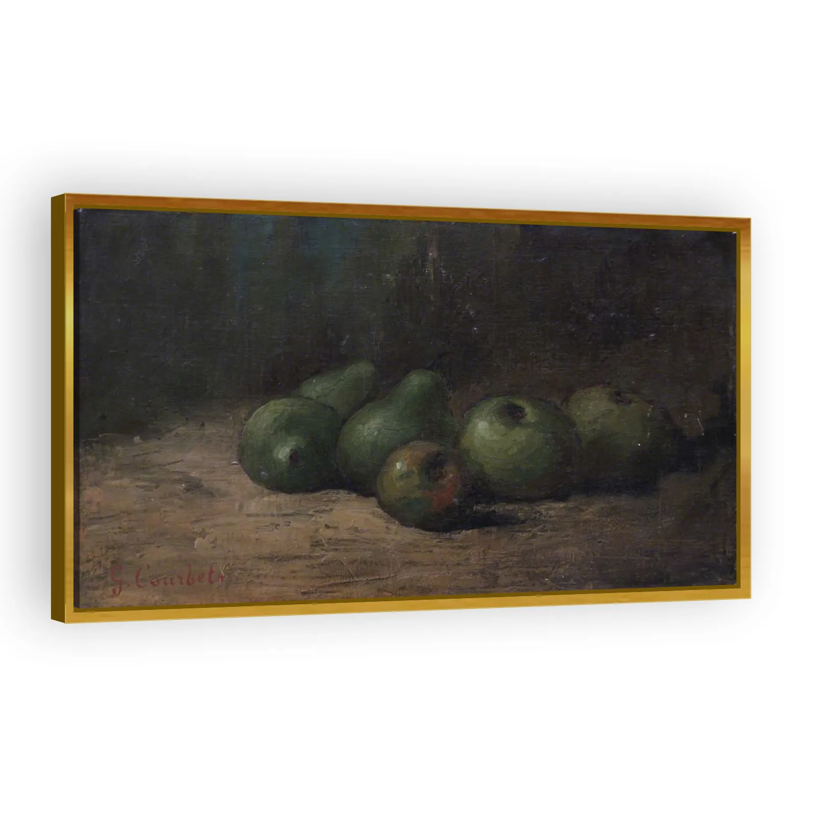 Still Life with Apples and Pears by Gustave Courbet - view 3 thumbnail