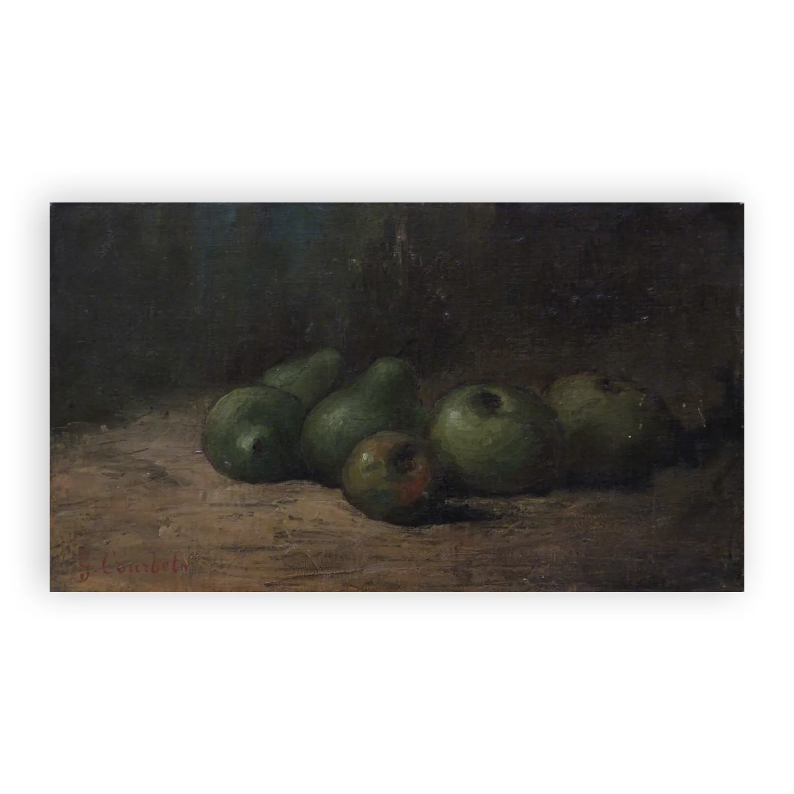 Still Life with Apples and Pears by Gustave Courbet - view 6 thumbnail
