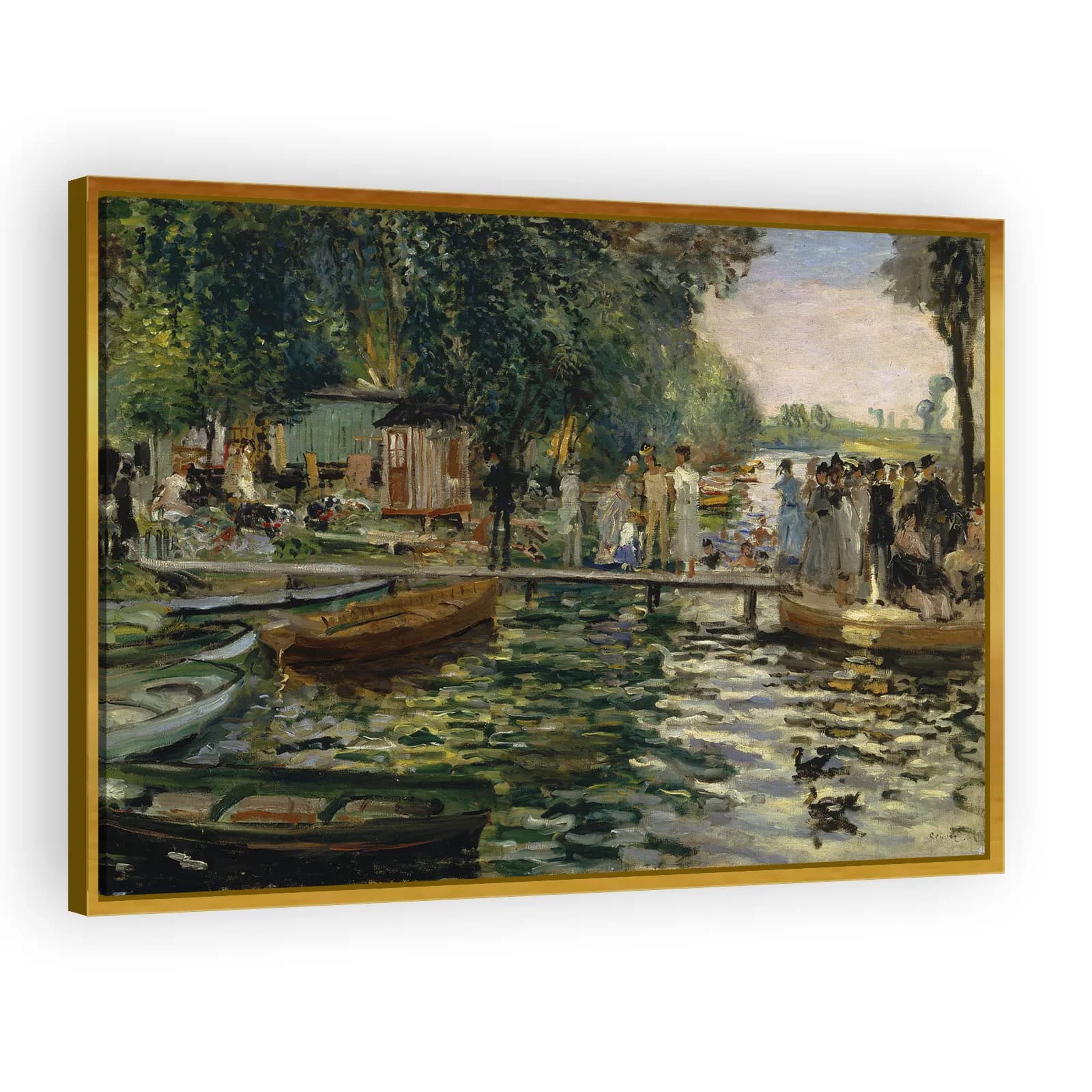 La Grenouillère by Pierre Auguste Renoir - view 3 thumbnail