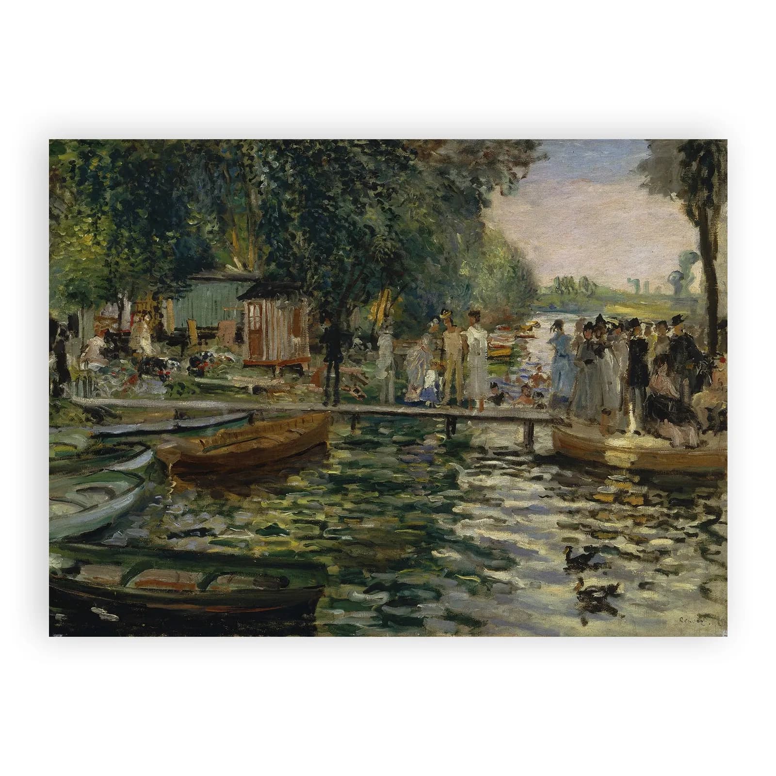 La Grenouillère by Pierre Auguste Renoir - view 6 thumbnail
