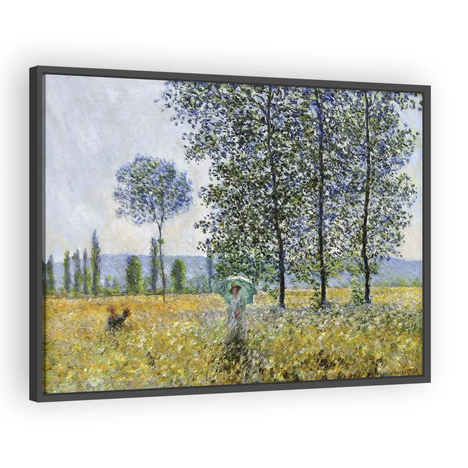 Fields in Spring by Claude Monet