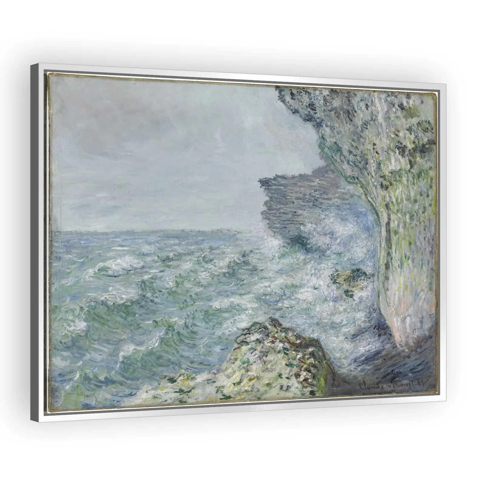 The Sea in Fécamp by Claude Monet - view 4 thumbnail