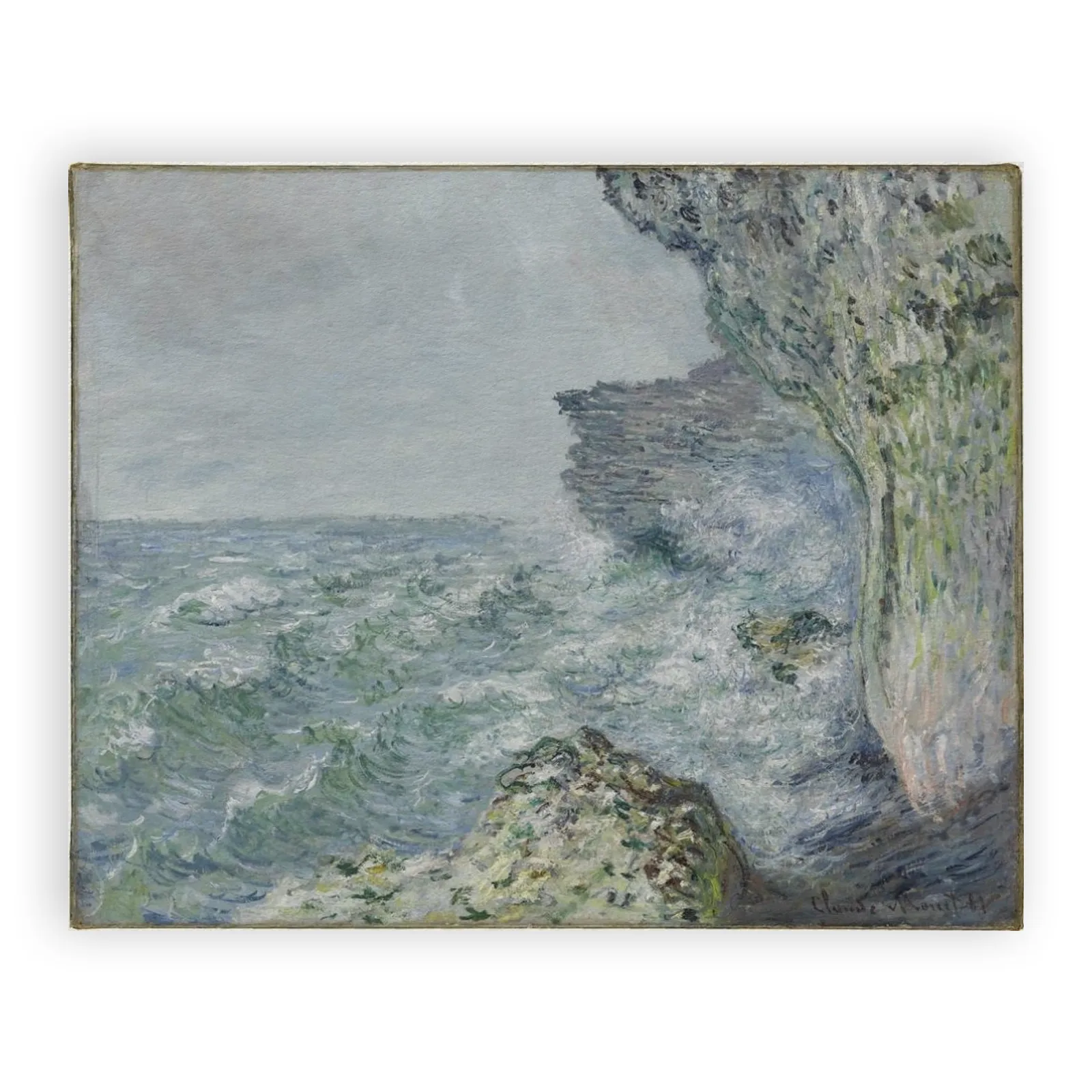The Sea in Fécamp by Claude Monet - view 6 thumbnail