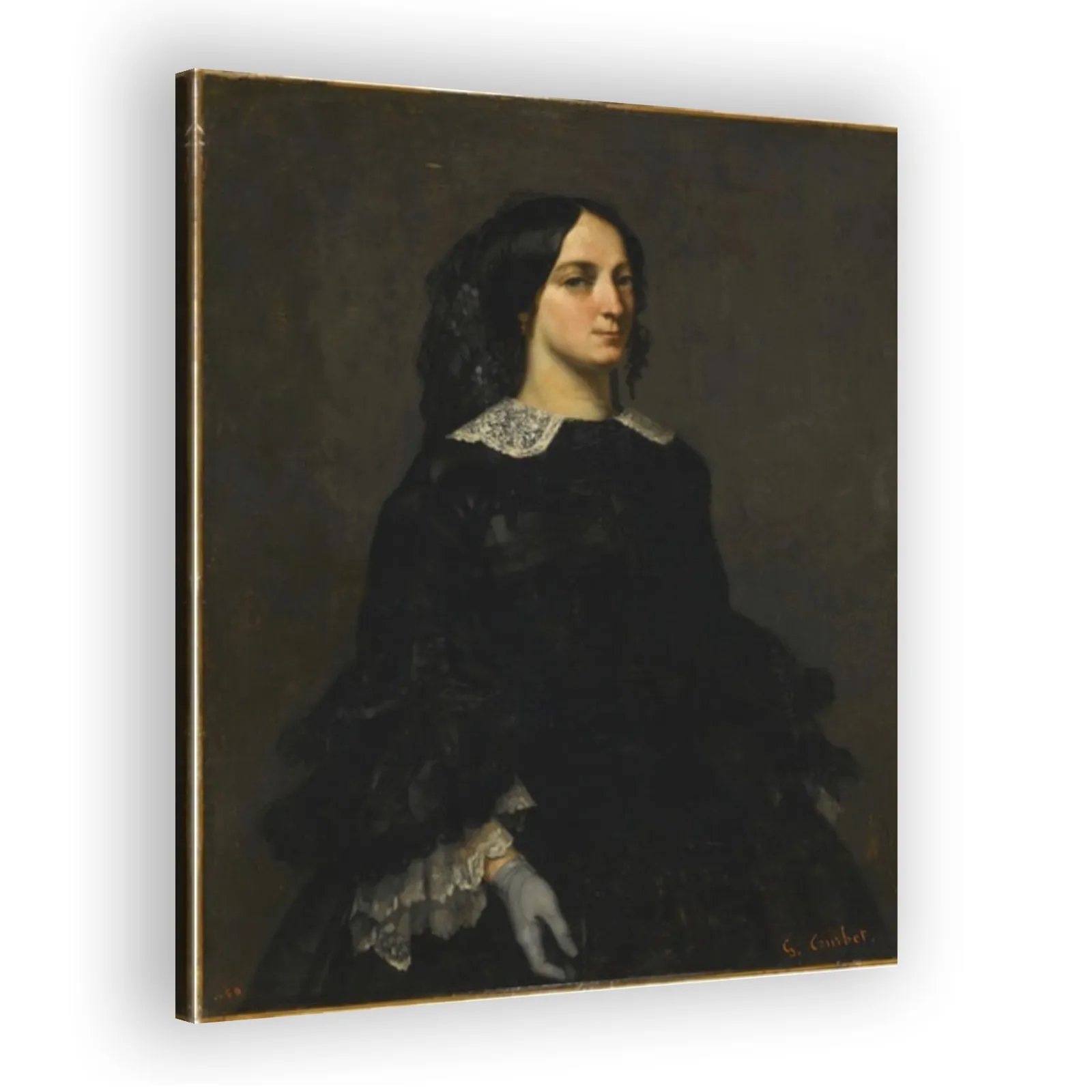 Mme Charles Maquet by Gustave Courbet - view 2 thumbnail