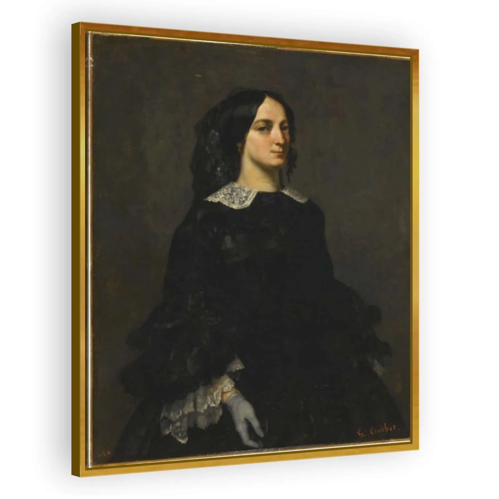 Mme Charles Maquet by Gustave Courbet - view 3 thumbnail