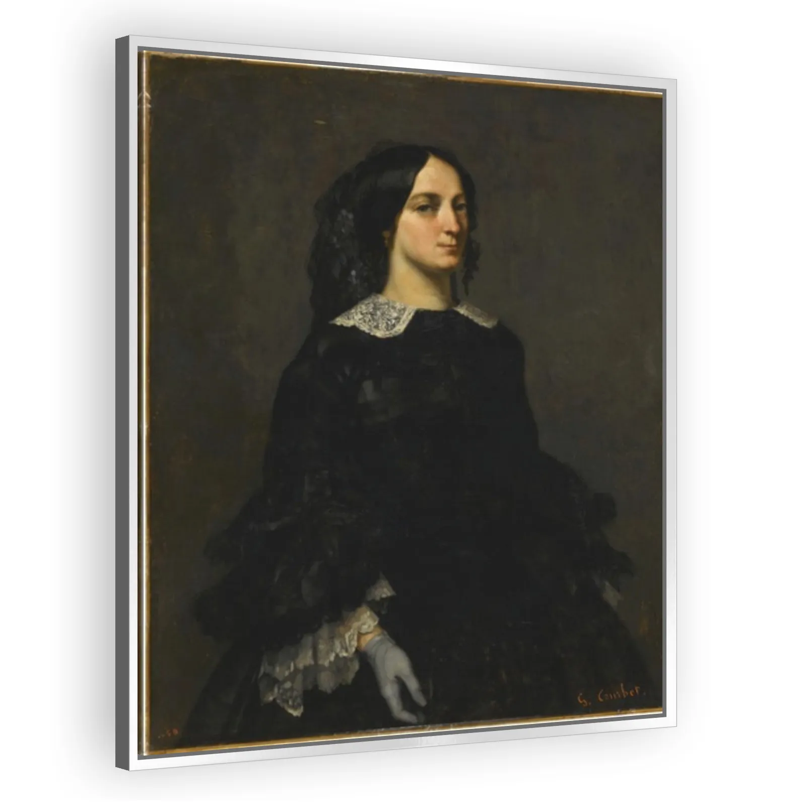 Mme Charles Maquet by Gustave Courbet - view 4 thumbnail