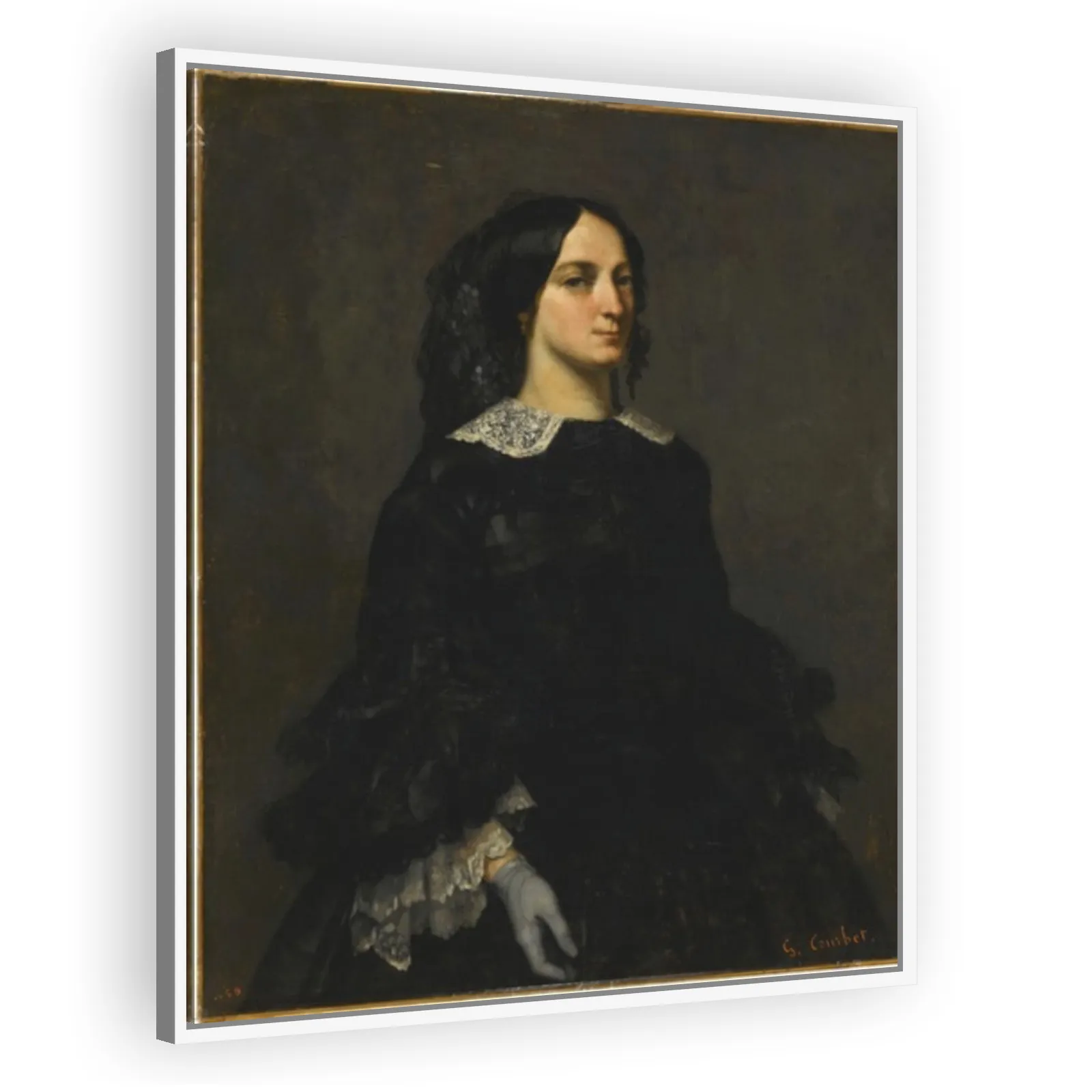 Mme Charles Maquet by Gustave Courbet - view 5 thumbnail