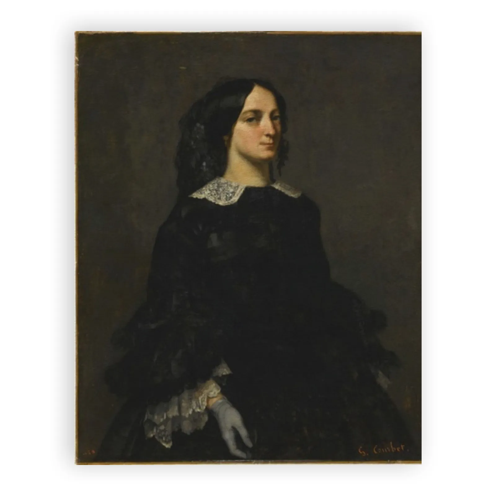 Mme Charles Maquet by Gustave Courbet - view 6 thumbnail