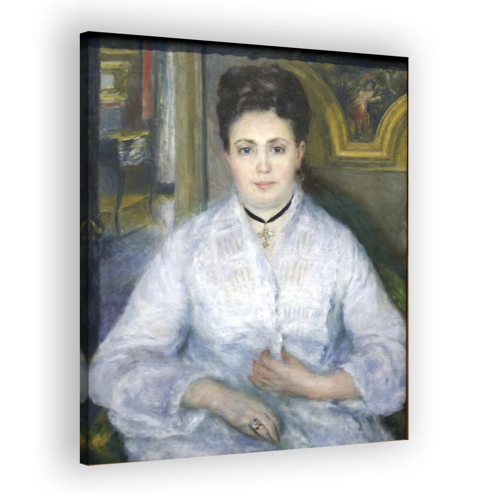 Madame Victor Chocquet by Pierre Auguste Renoir - view 2 thumbnail