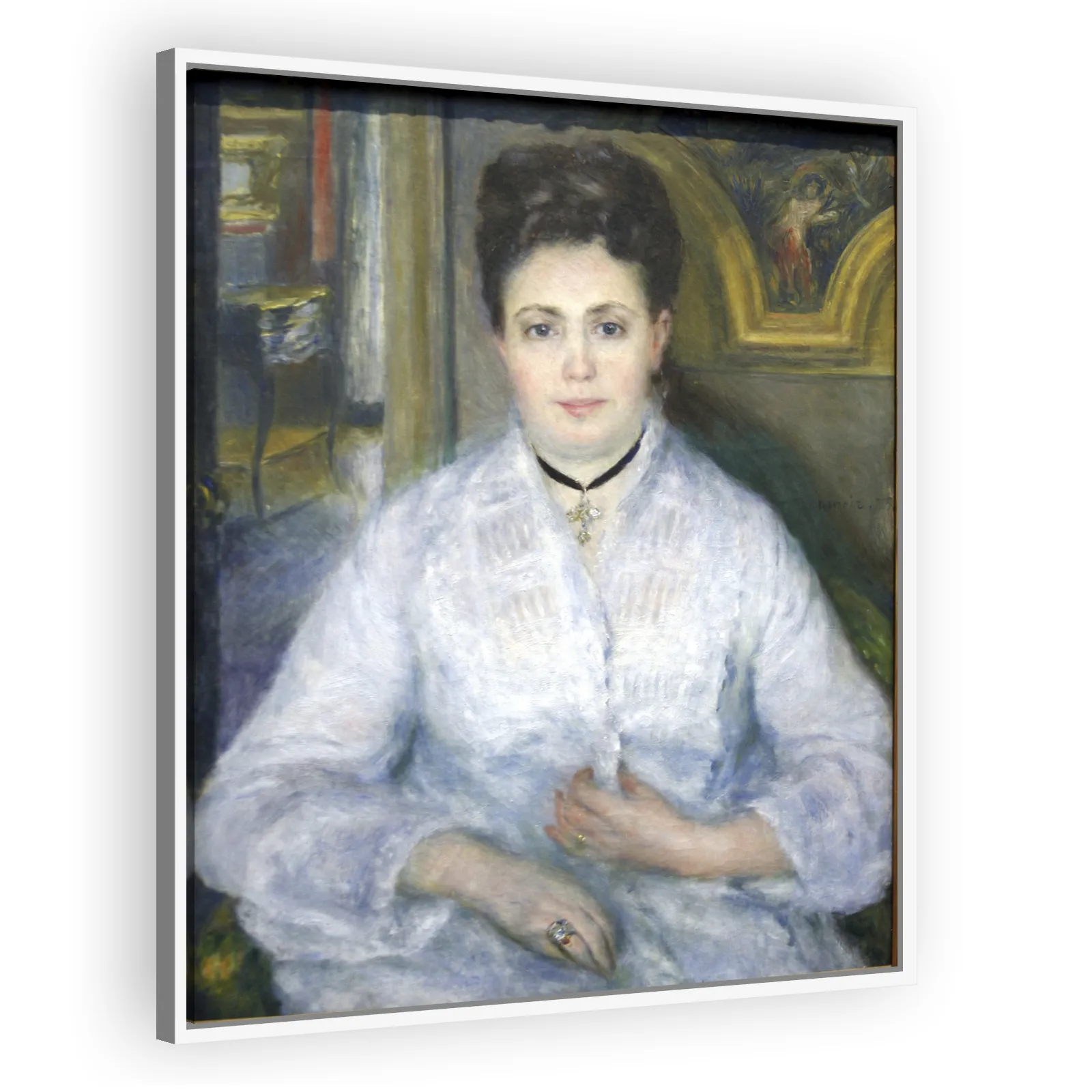 Madame Victor Chocquet by Pierre Auguste Renoir - view 5 thumbnail
