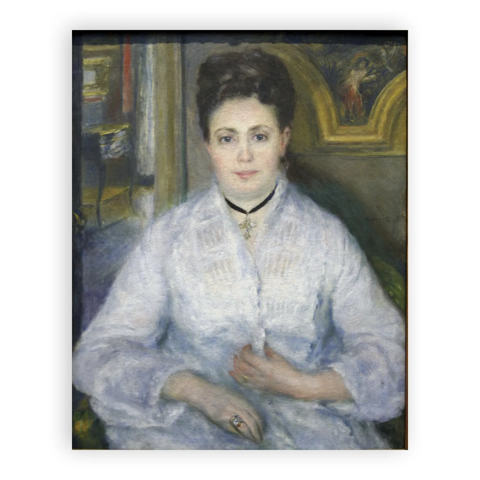 Madame Victor Chocquet by Pierre Auguste Renoir - view 6 thumbnail