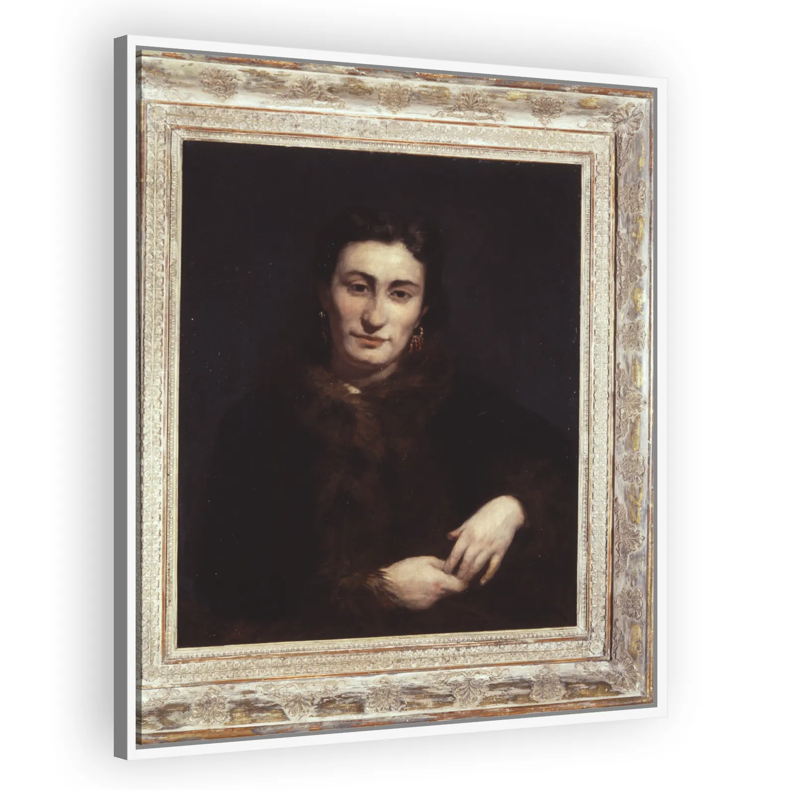 Lady in a Fur-trimmed Coat by Pierre Auguste Renoir - view 5 thumbnail