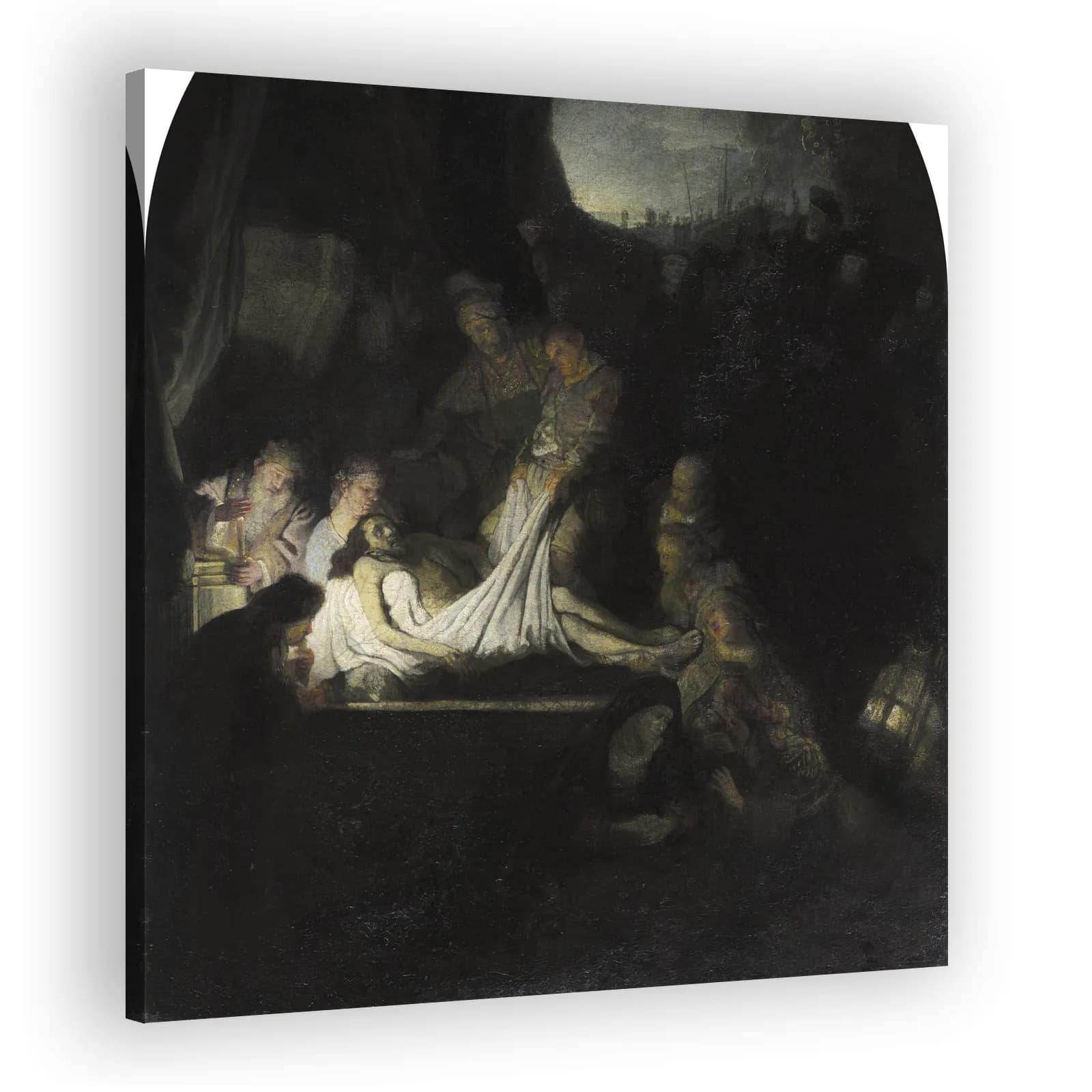 The Entombment by Rembrandt Van Rijn - view 2 thumbnail