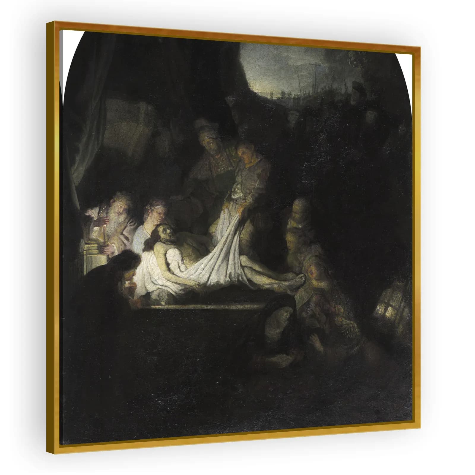 The Entombment by Rembrandt Van Rijn - view 3 thumbnail