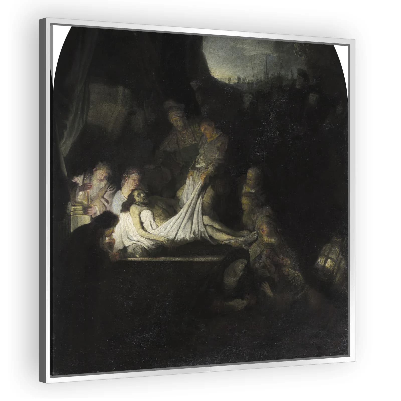 The Entombment by Rembrandt Van Rijn - view 4 thumbnail